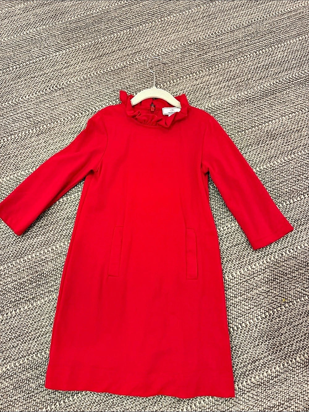 CPC Childrenswear Girls Red Long Sleeve Dress Size Medium (8) Like New